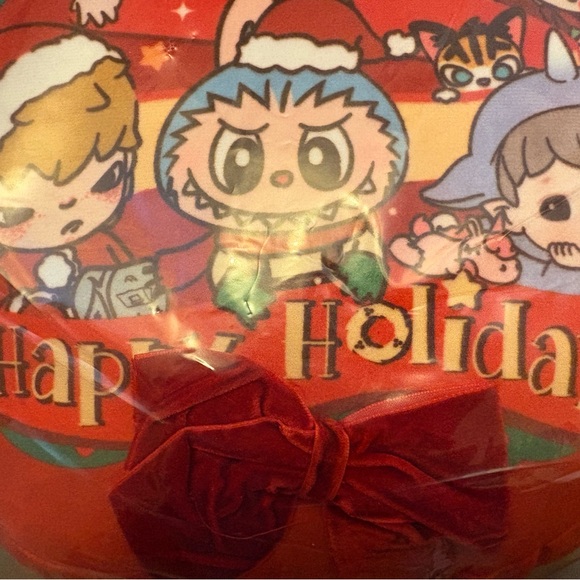 Popmart Labubu Monster Holiday Pillow - Picture 2 of 5